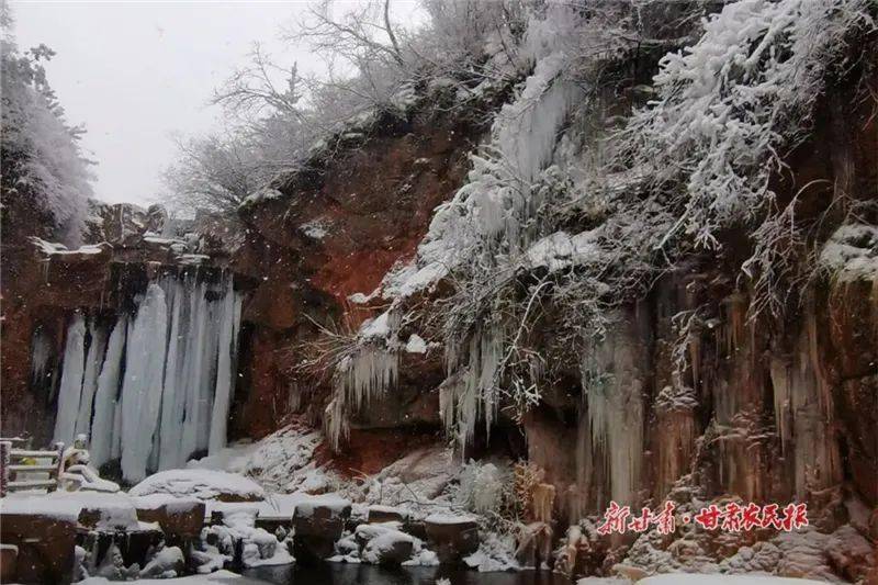 甘肃定西雪景图片